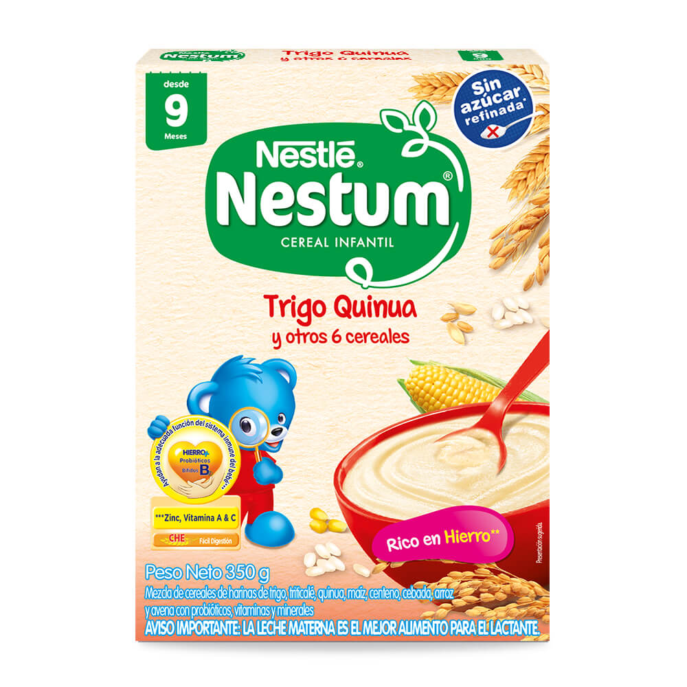 Cereal Infantil Nestum® Trigo Y Quinua | Desde 6 Meses | Baby And Me Perú